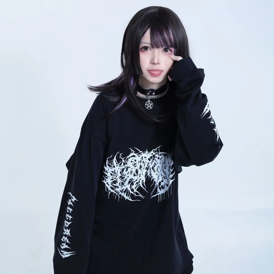 JazzHer 2025 Ropa Mujer Streetwear Hip-hop Hoodies Women Clothes Japanese Harajuku Tops O-neck Casual Sweatshirts Print Chic Y2k Hoodie