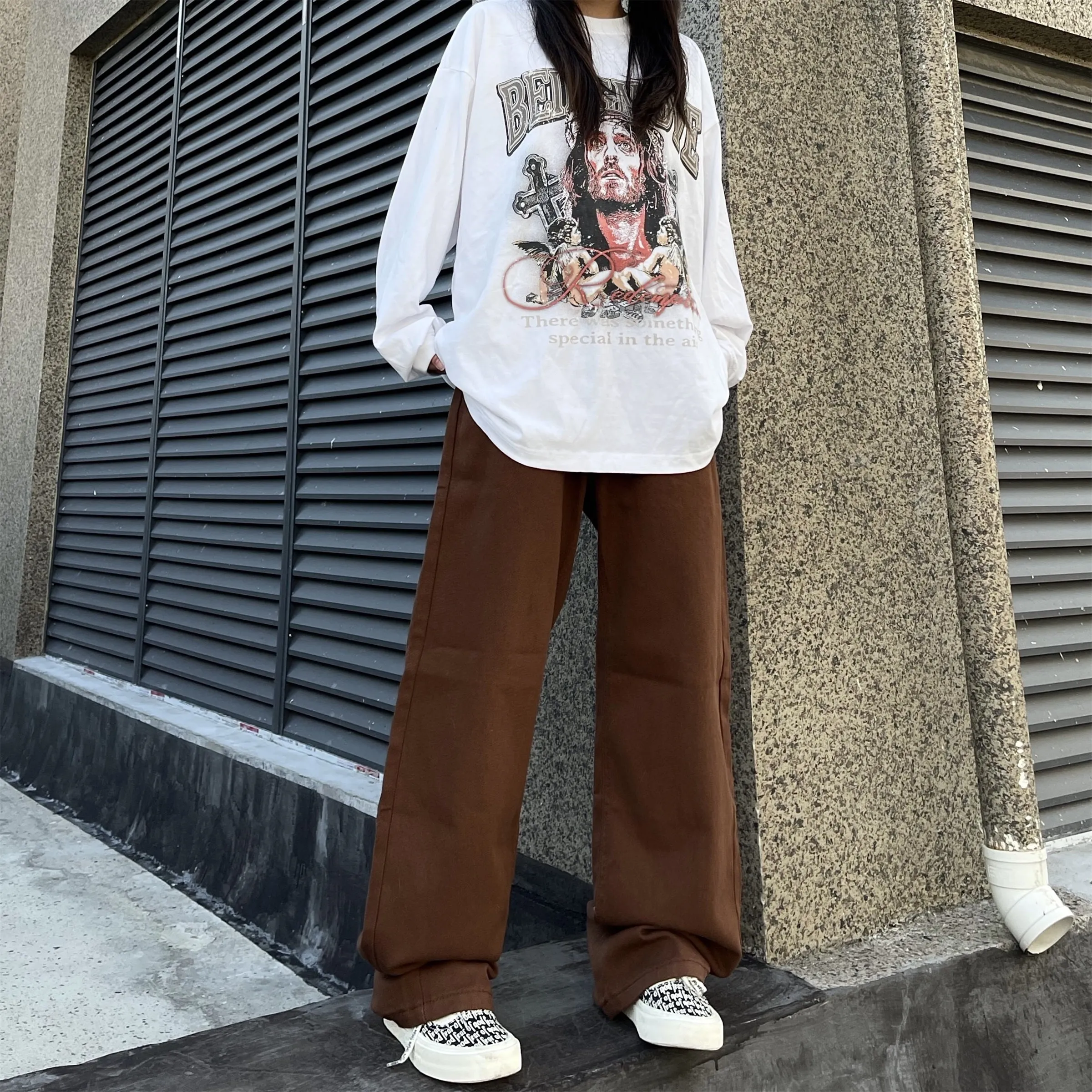 JazzHer Camora Loose Wide Leg Jeans