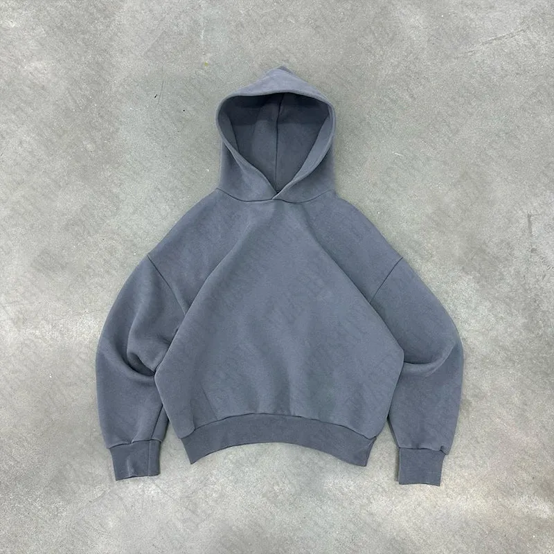 JazzHer Casual solid color pattern Hoodie emotional girl urban beauty 90s tops rock street aesthetics chic punk retro hop women's Hoodie