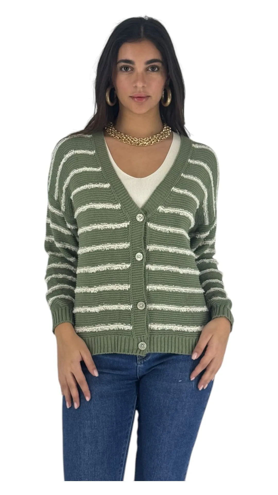Jude green cardigan