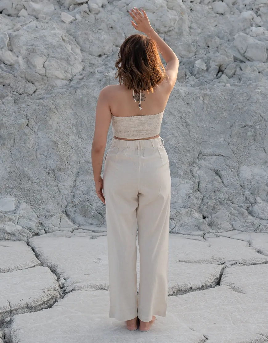 Khadi Cream Trouser