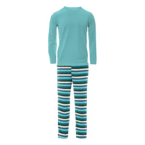 KicKee Pants Stripe Men's L/S Pajama Set