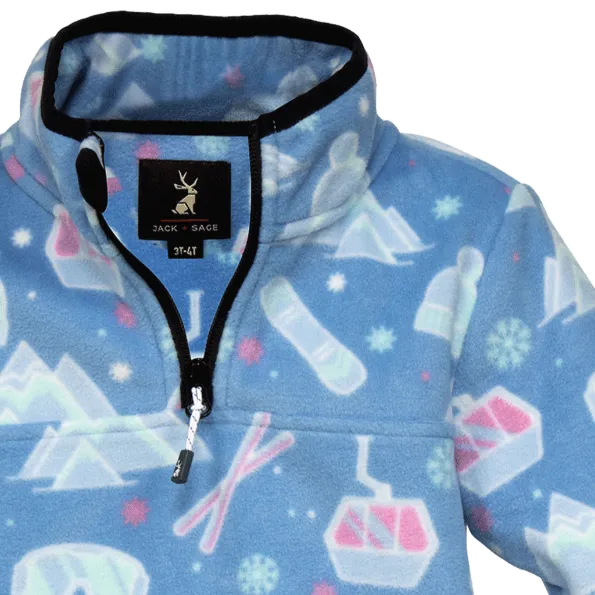 Kings and Queens of Apres Fleece Toddler Quarter Zip