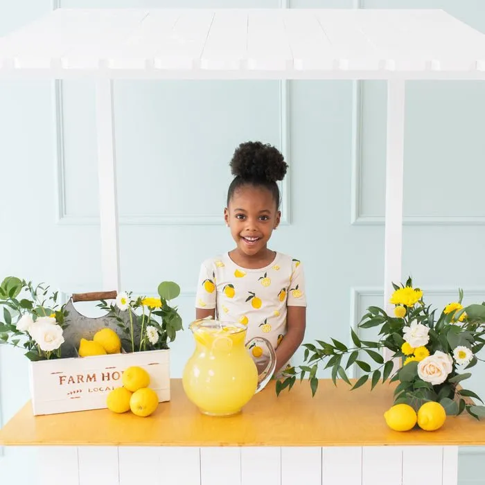 Kyte Baby Short Sleeve Pajamas in Lemon