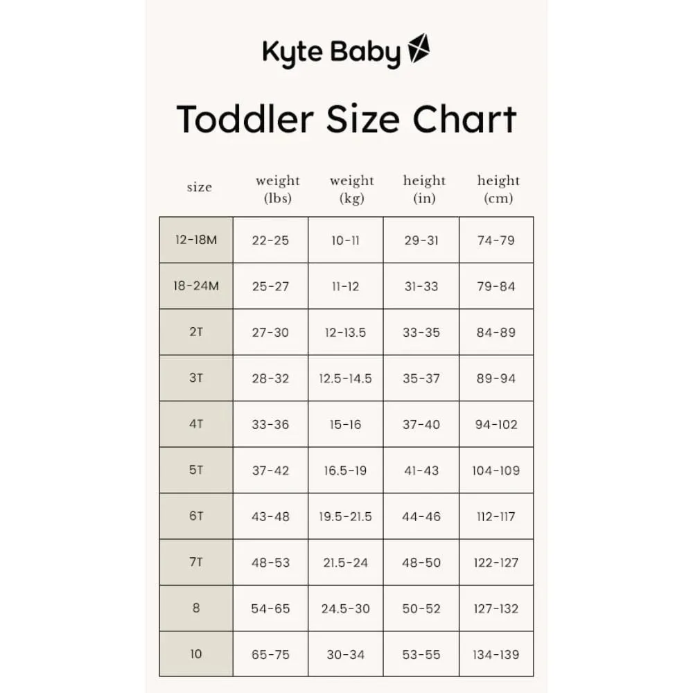 Kyte Baby Toddler Pajama Set - Butterfly