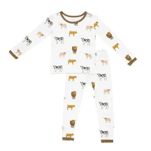 Kyte Baby Toddler Pajama Set - Moo