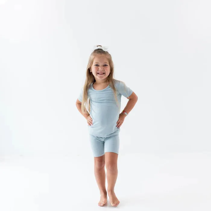 Kyte Short Sleeve Toddler Pajama- Fog
