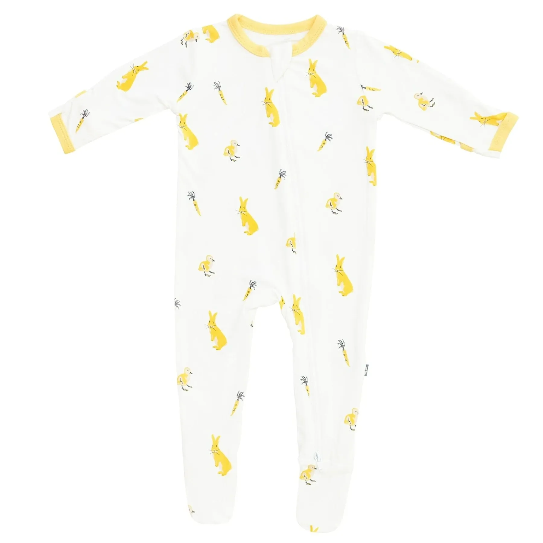 Kyte Zippered Footie- Hop