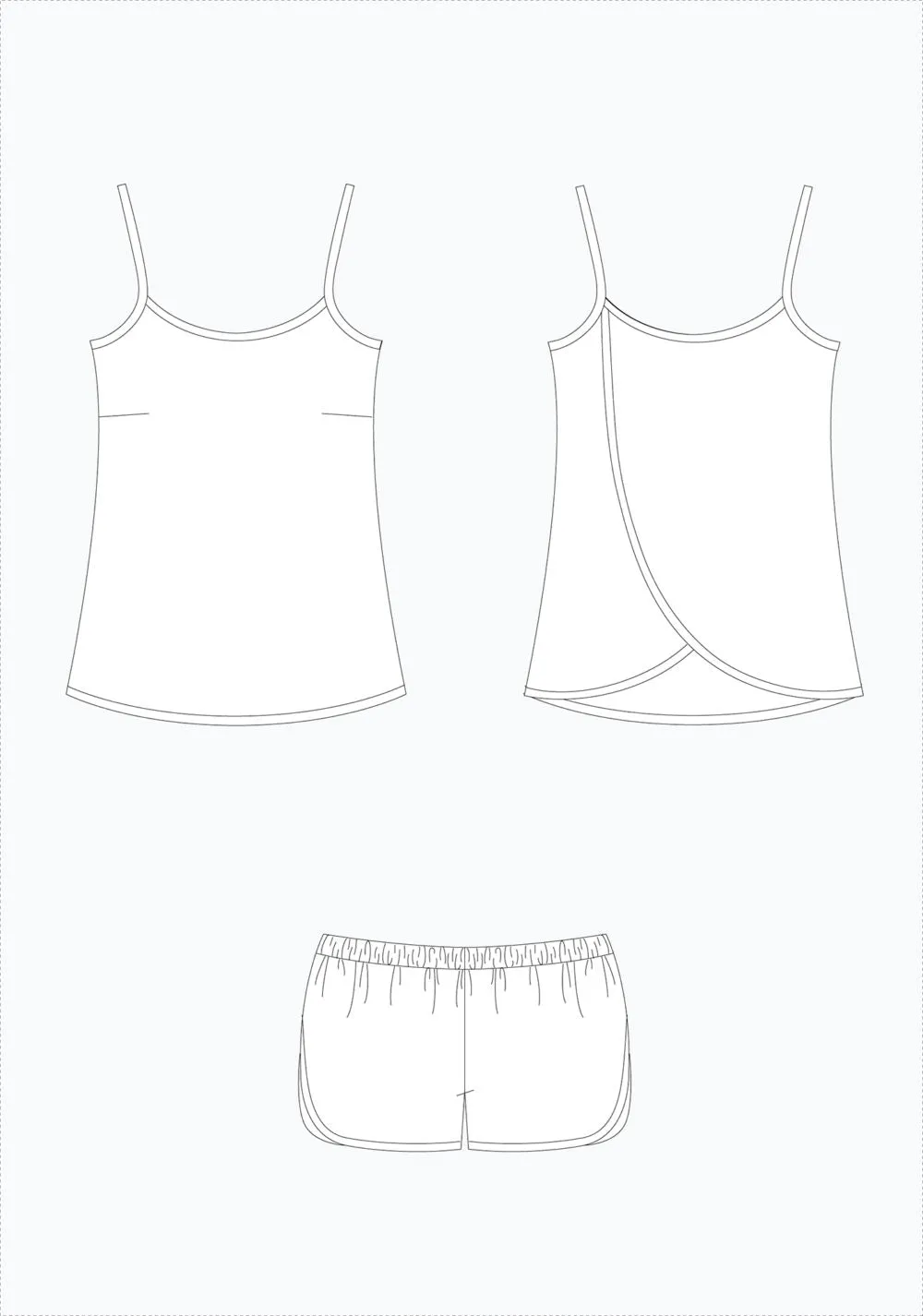 Lakeside Pajamas By Grainline Studios