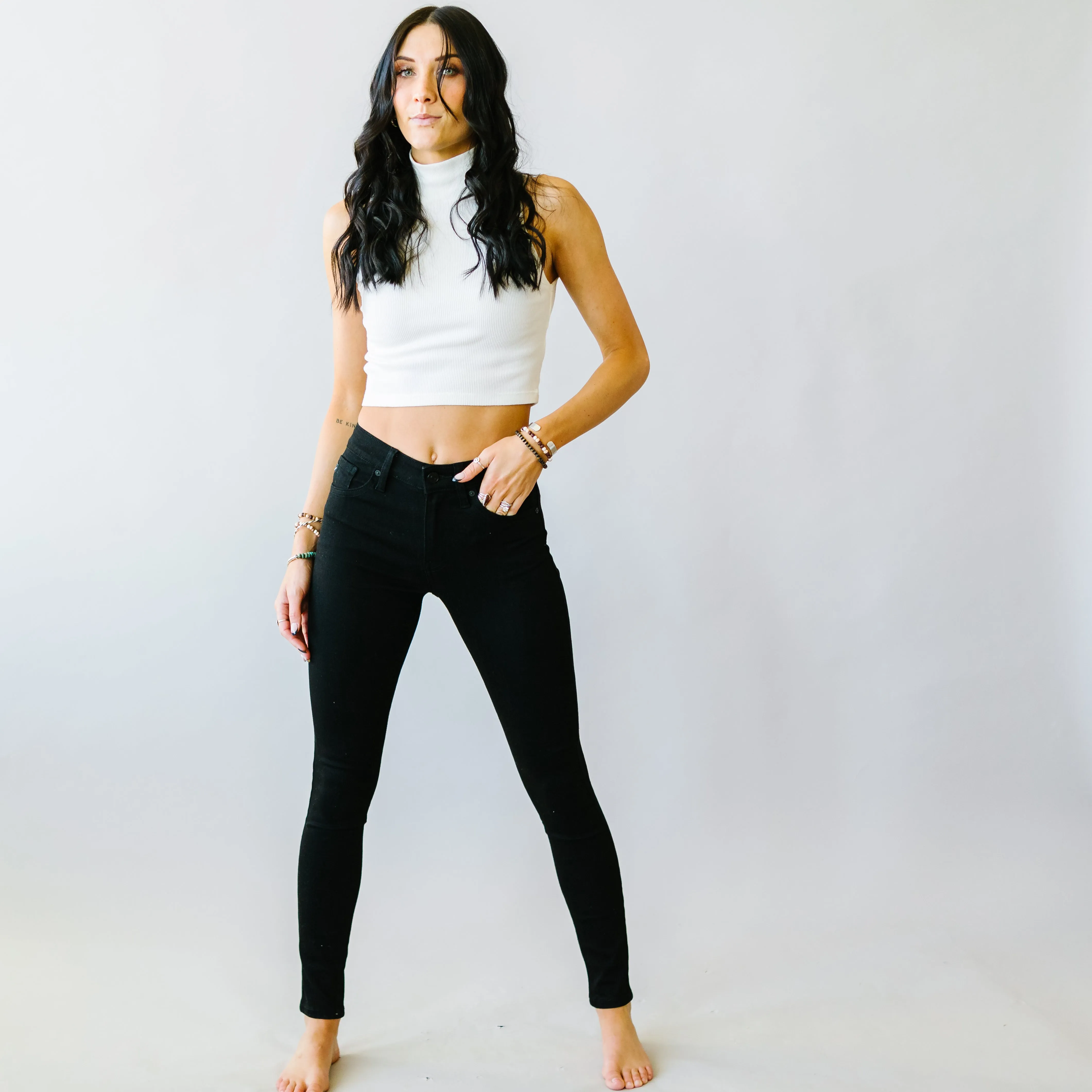 Let Your Hair Down Skinnies by Kancan