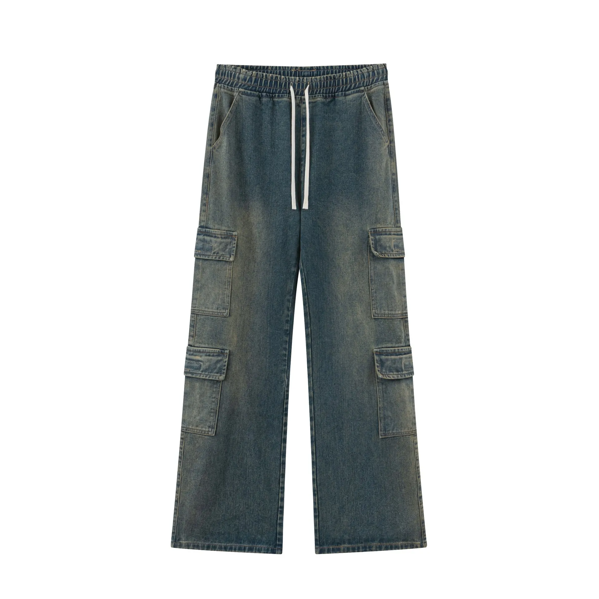 Loose Cargo Wide Leg Jeans