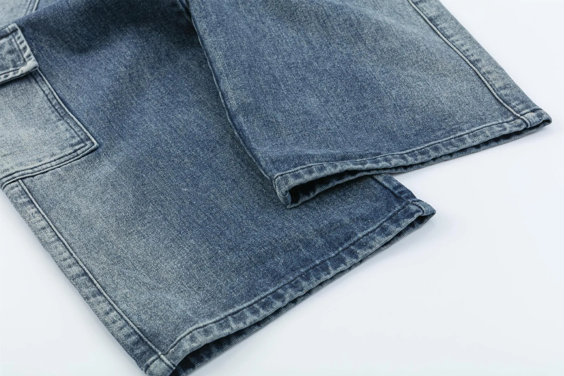 Loose Cargo Wide Leg Jeans