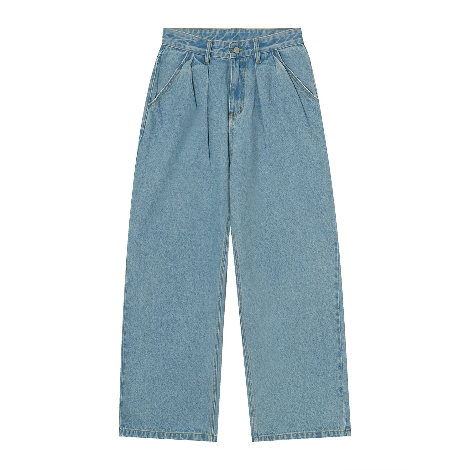 Loose Wide Leg Straight Leg Vintage Jeans