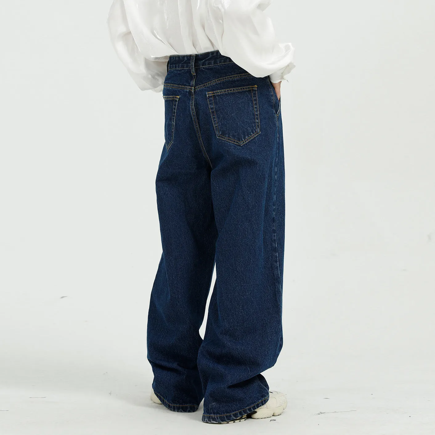 Loose Wide Leg Straight Leg Vintage Jeans