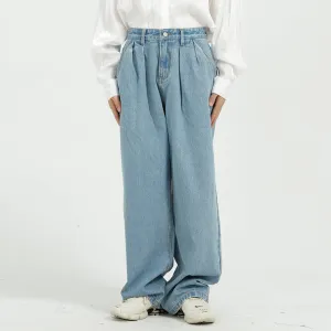 Loose Wide Leg Straight Leg Vintage Jeans