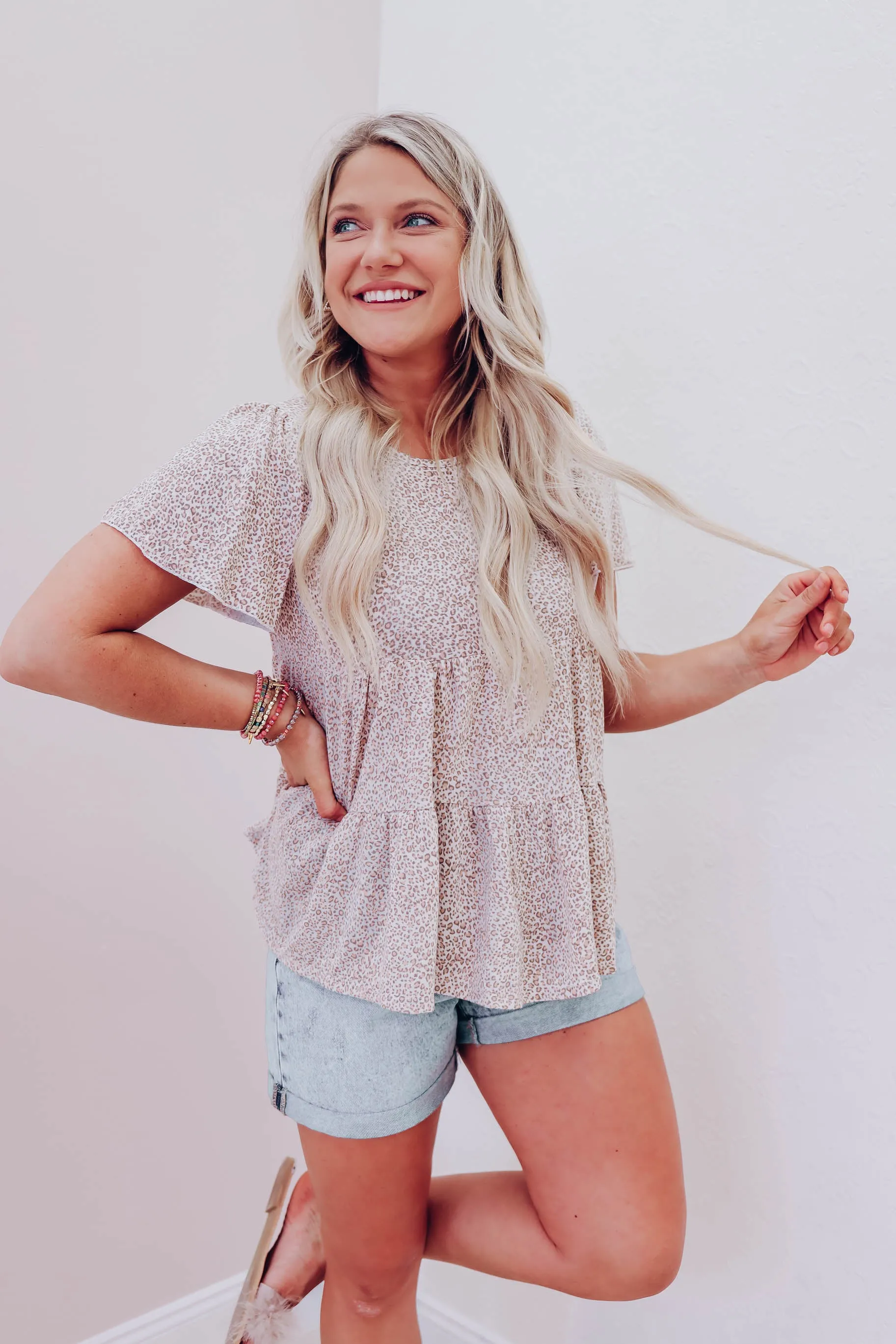 Love The Chase Babydoll Blouse