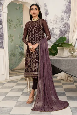 Luxury Brown Shade Embroidered Pakistani Salwar Kameez Dupatta Suit