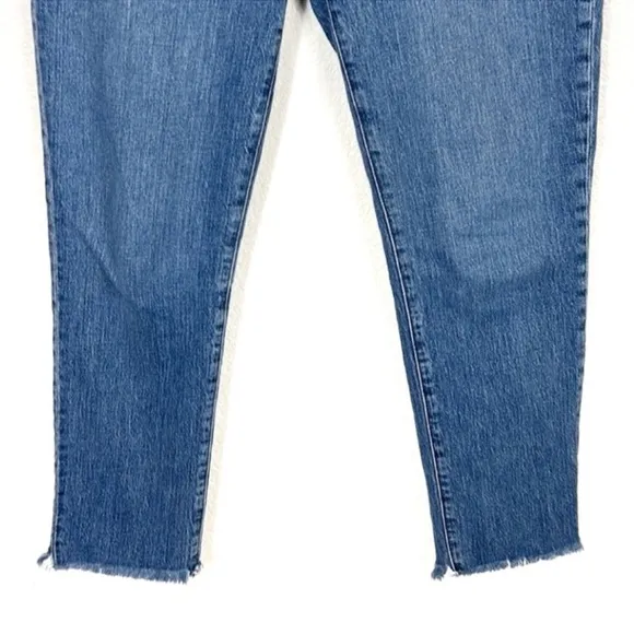 Madewell The Perfect Vintage Jean Raw Frayed Hem Jeans 28