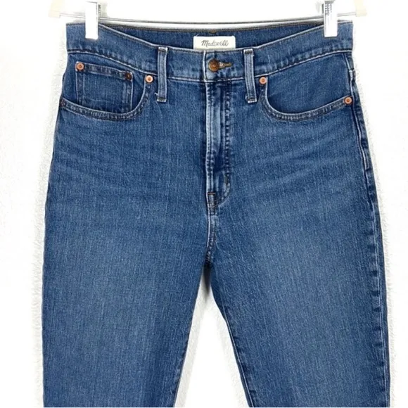 Madewell The Perfect Vintage Jean Raw Frayed Hem Jeans 28