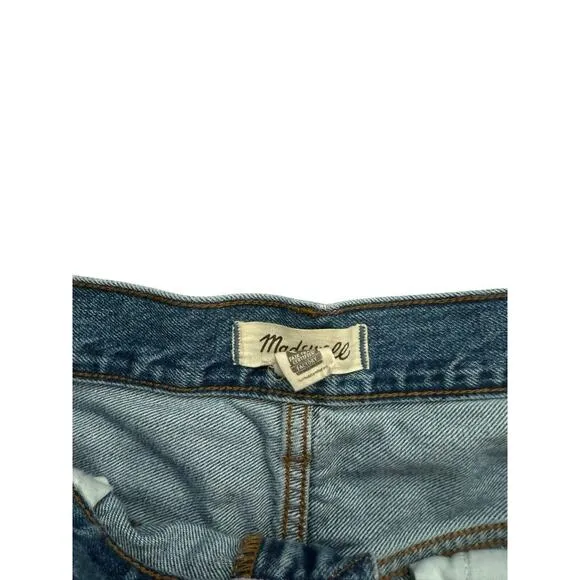 Madewell The Rail Straight Jean Reston Wash Women's Jeans 31 100% Cotton