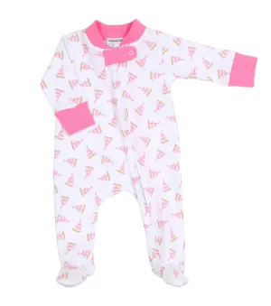 Magnolia Baby Tiny Sailboat Zipped Footie