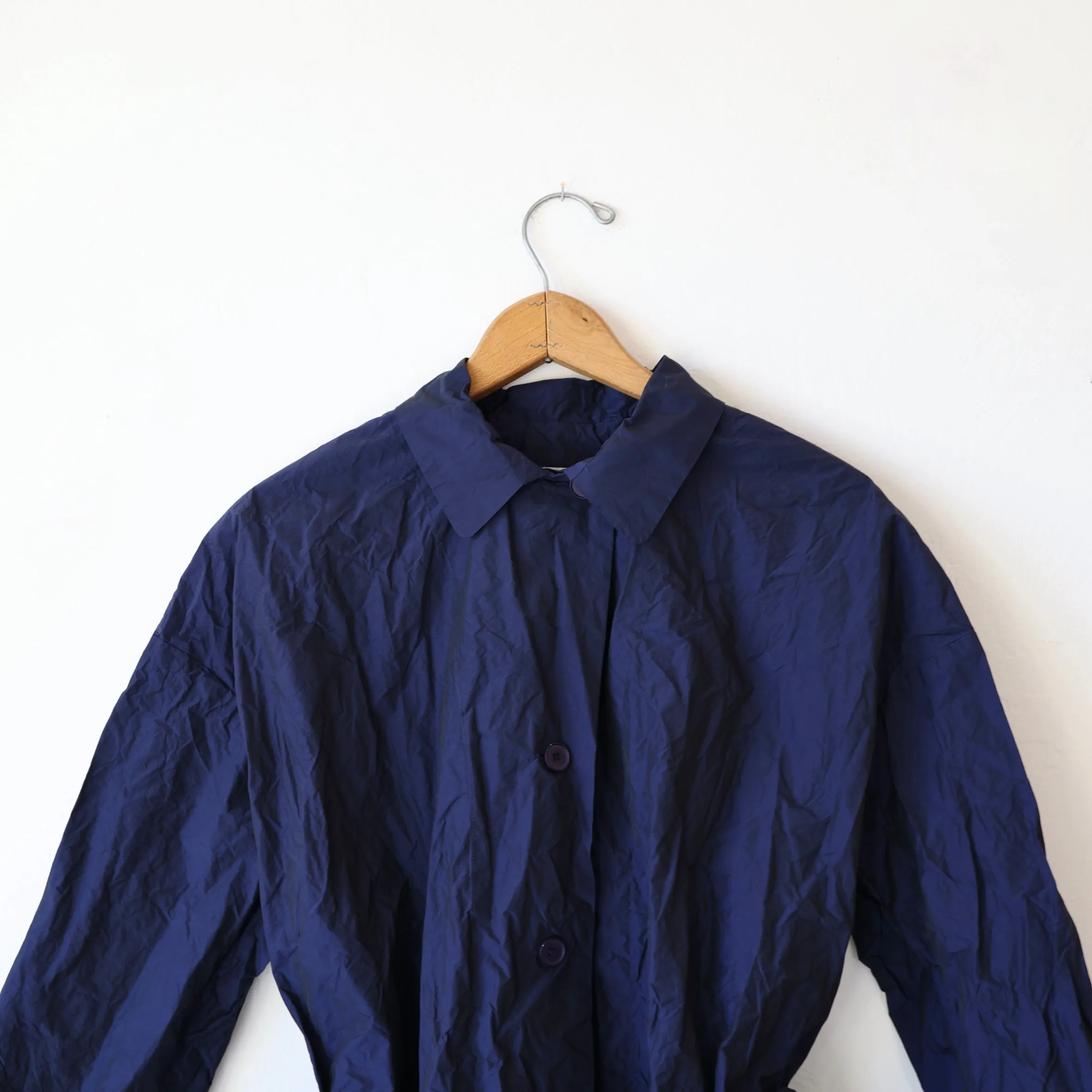 Manuelle Guibal Trench Coat - Oceanic Blue