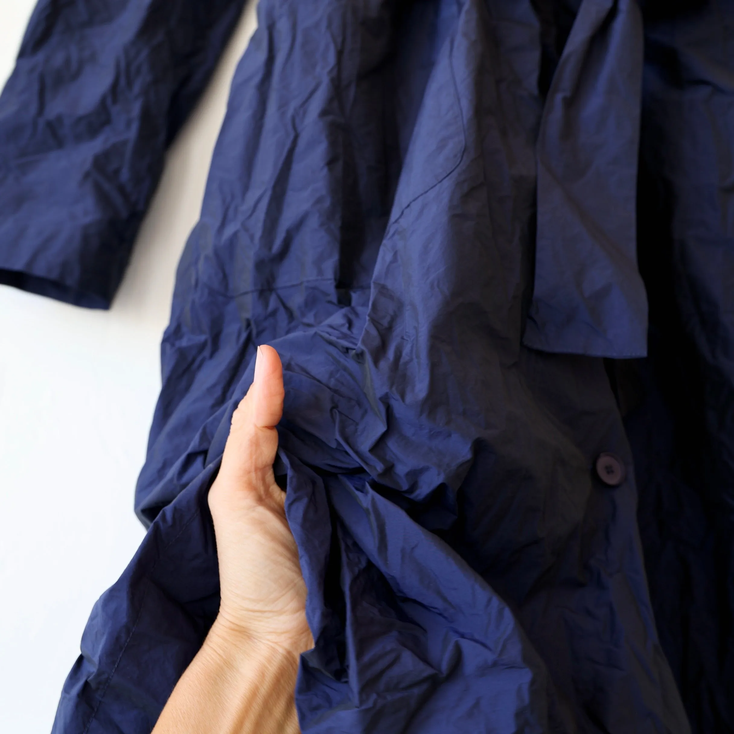 Manuelle Guibal Trench Coat - Oceanic Blue