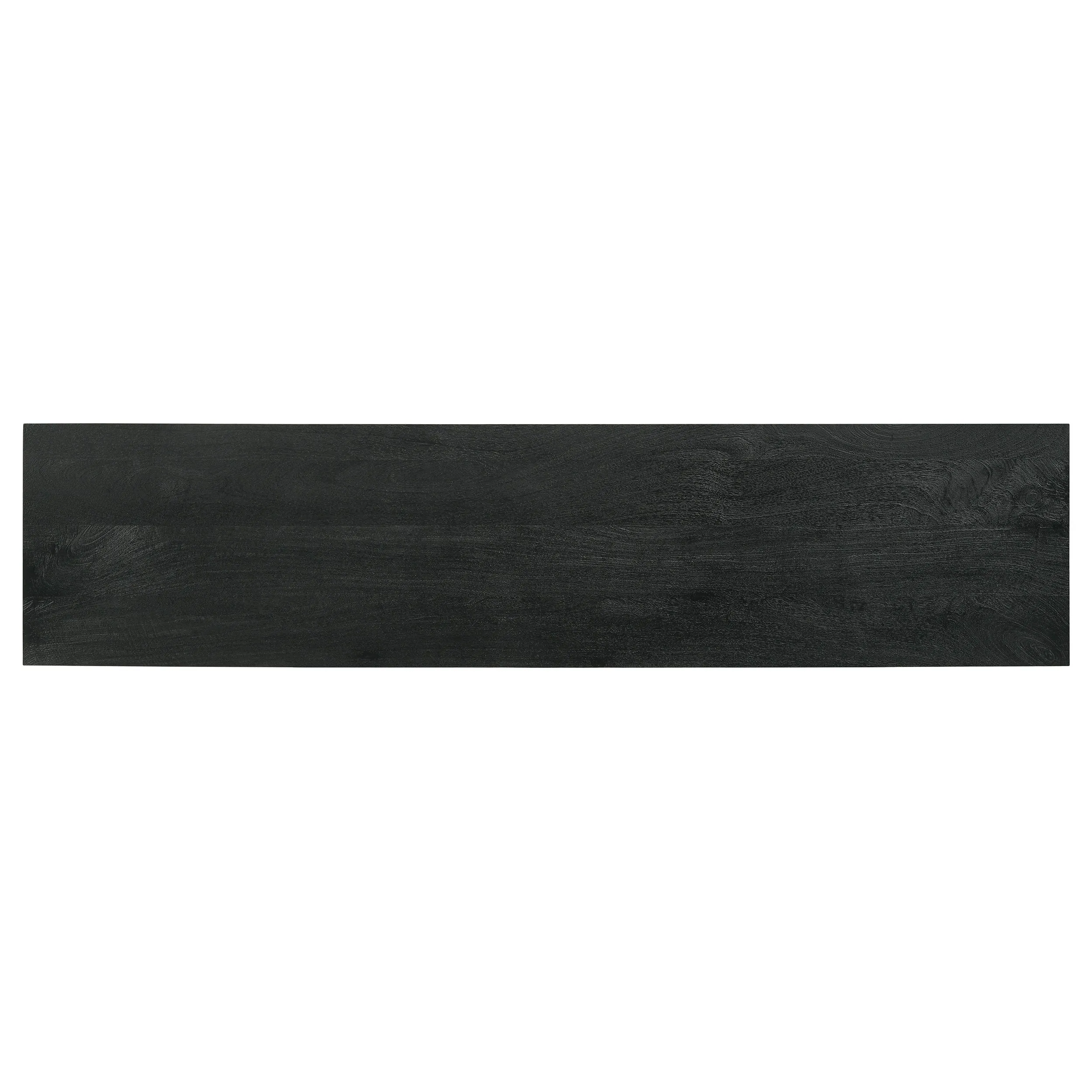 Marsden 2-door Mango Wood 70" TV Stand Charcoal Black