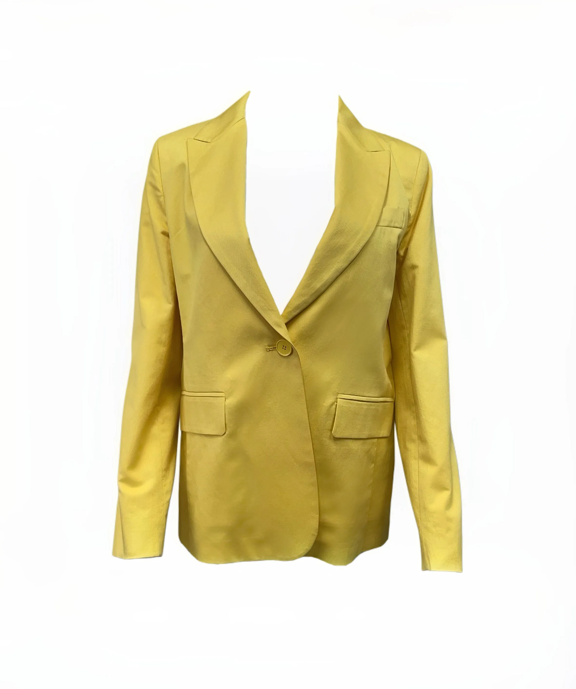 Max Mara Women's Yellow Bright Gelosia Casual Jacket NWT