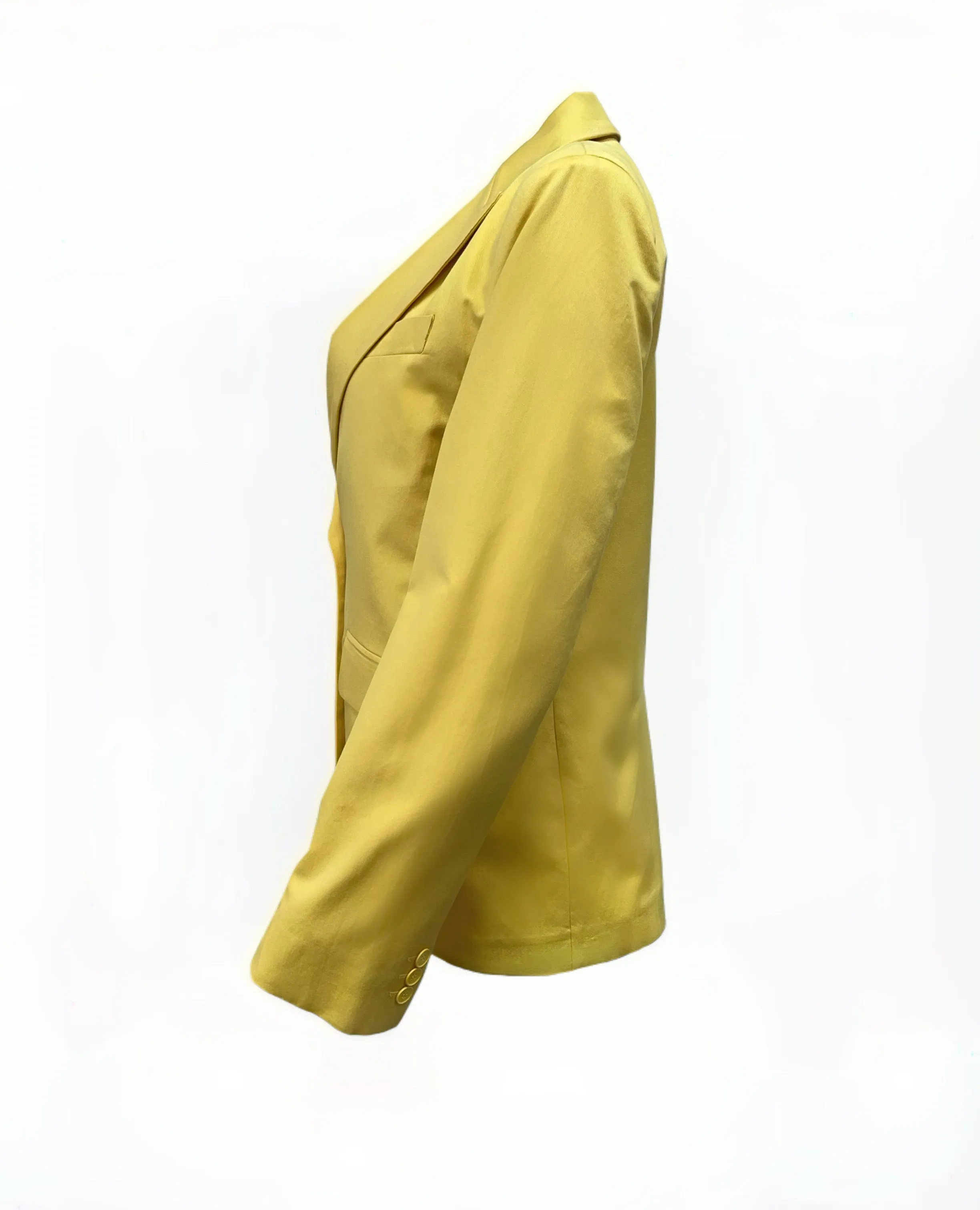 Max Mara Women's Yellow Bright Gelosia Casual Jacket NWT