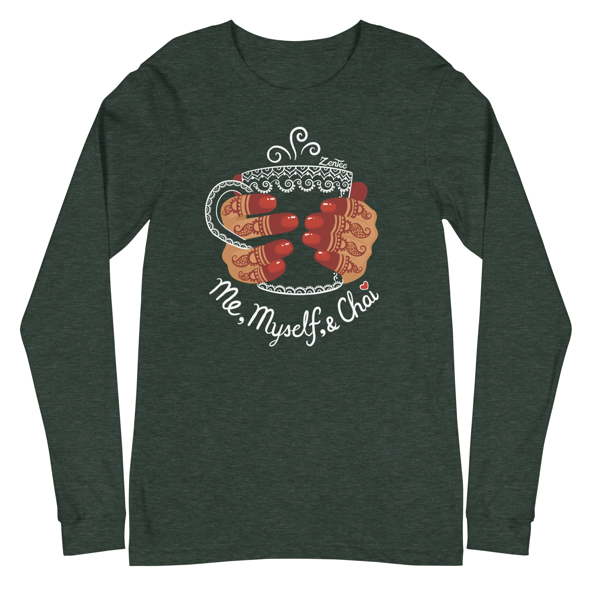 Me, Myself, & Chai - Unisex Long Sleeve Tee