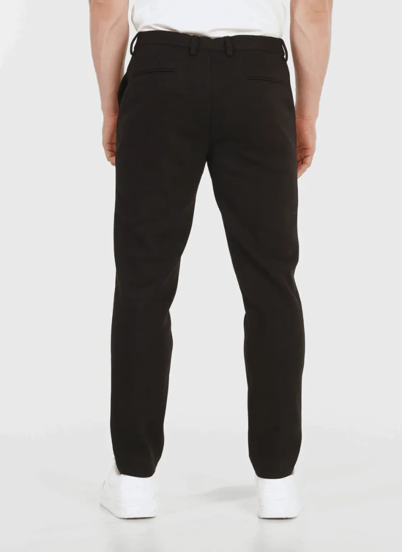 Melange Wool-Mix Trousers