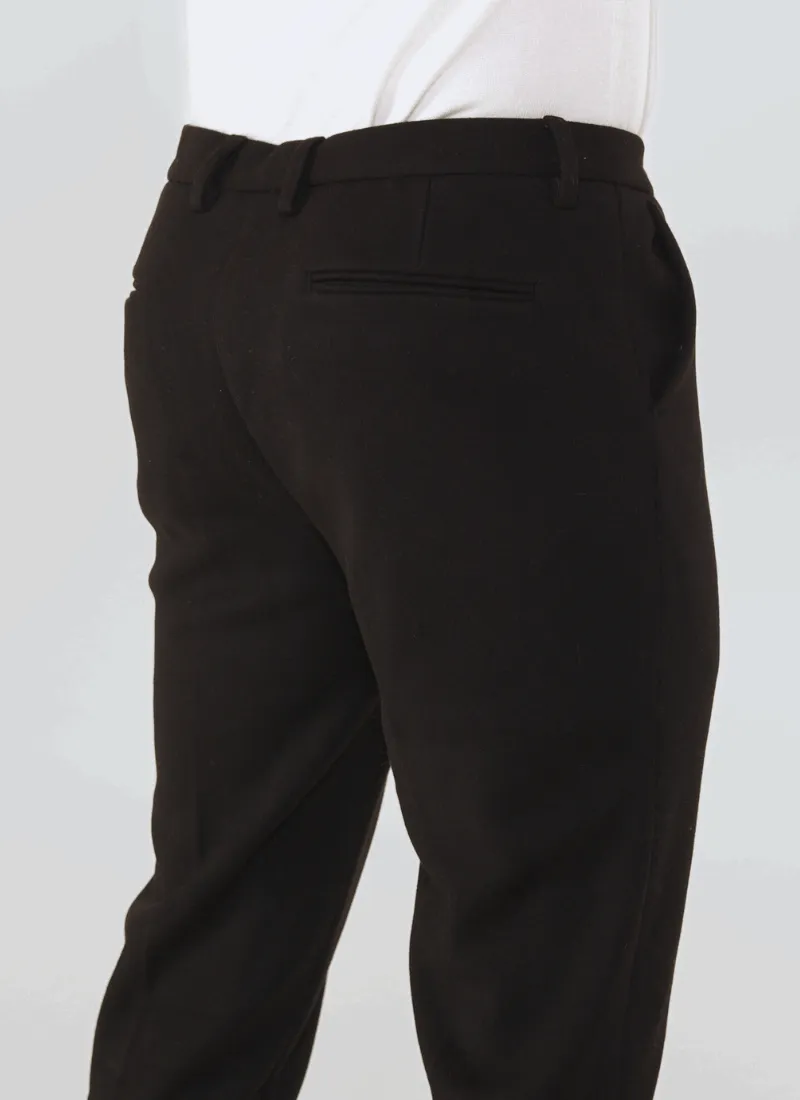 Melange Wool-Mix Trousers