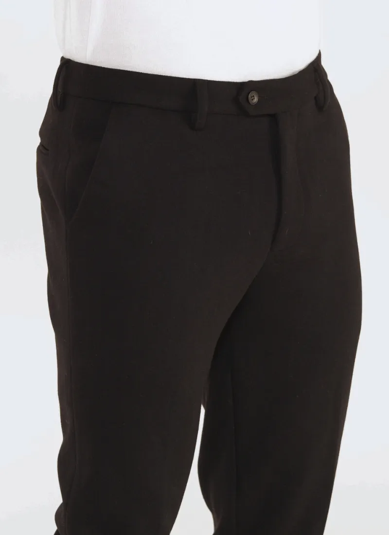Melange Wool-Mix Trousers