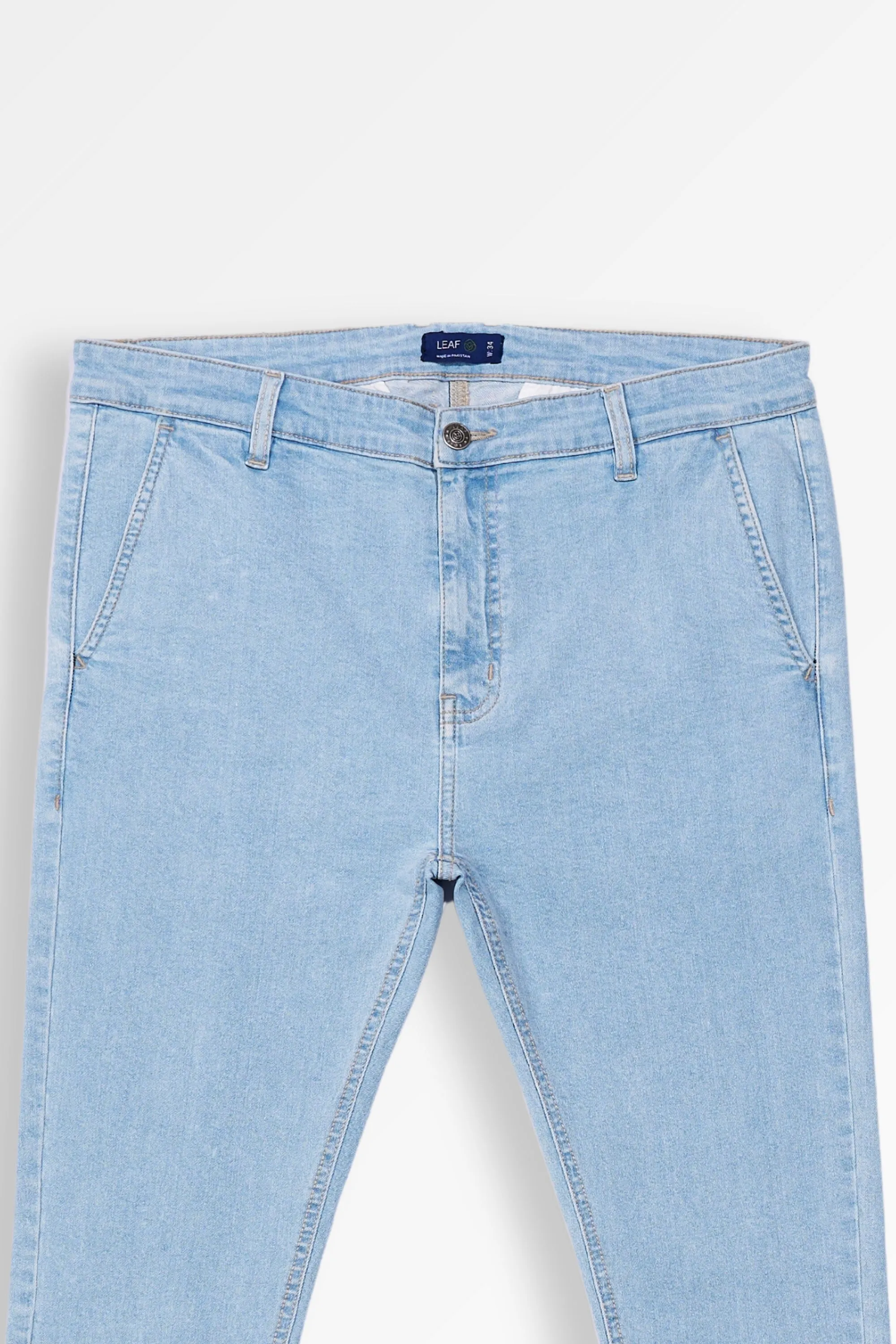 Men's Chino-Style Denim Pant | Leaf Clothing