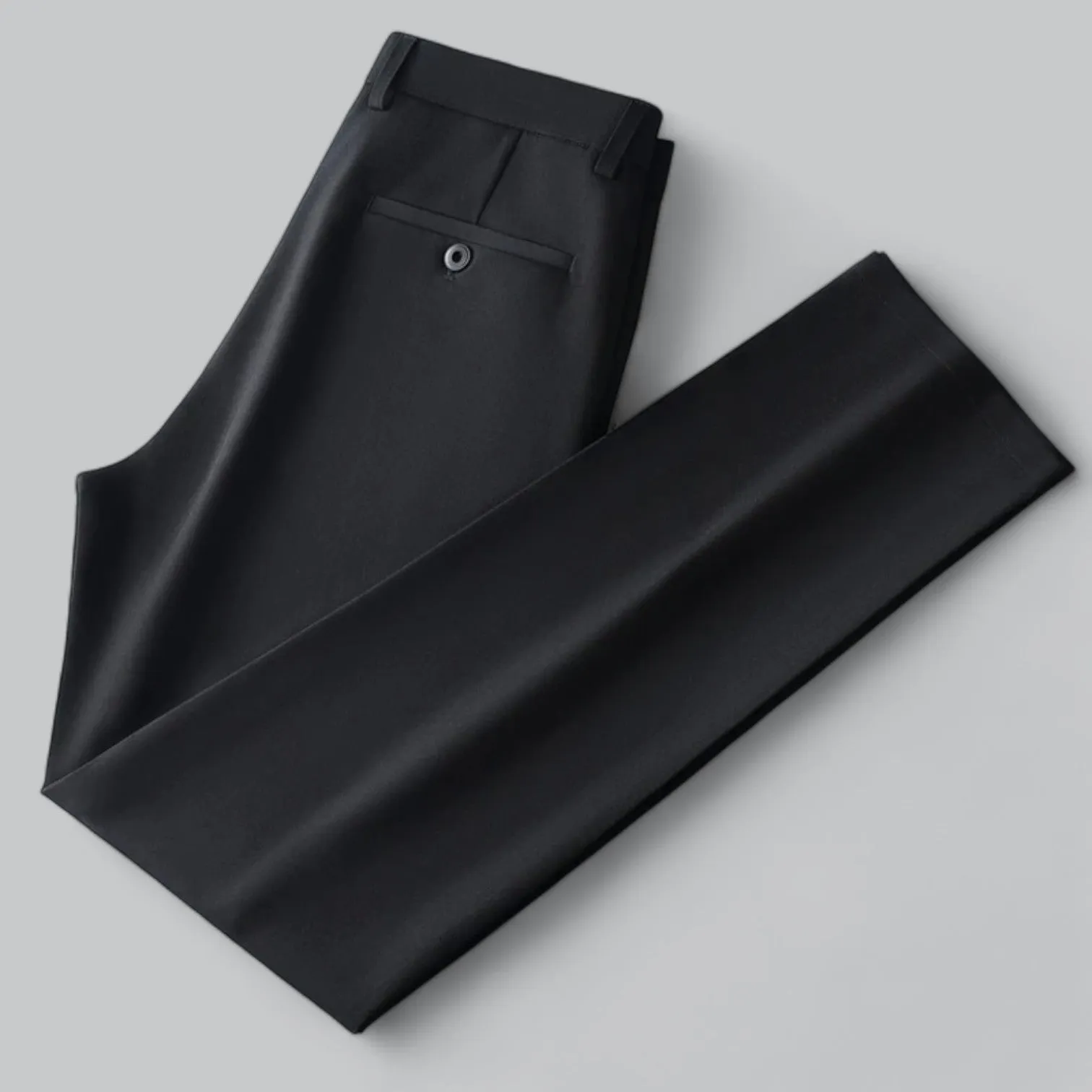 Men's Formal Chino Trousers | Stretch Fabric, Slim-Fit Design, Comfortable & Breathable