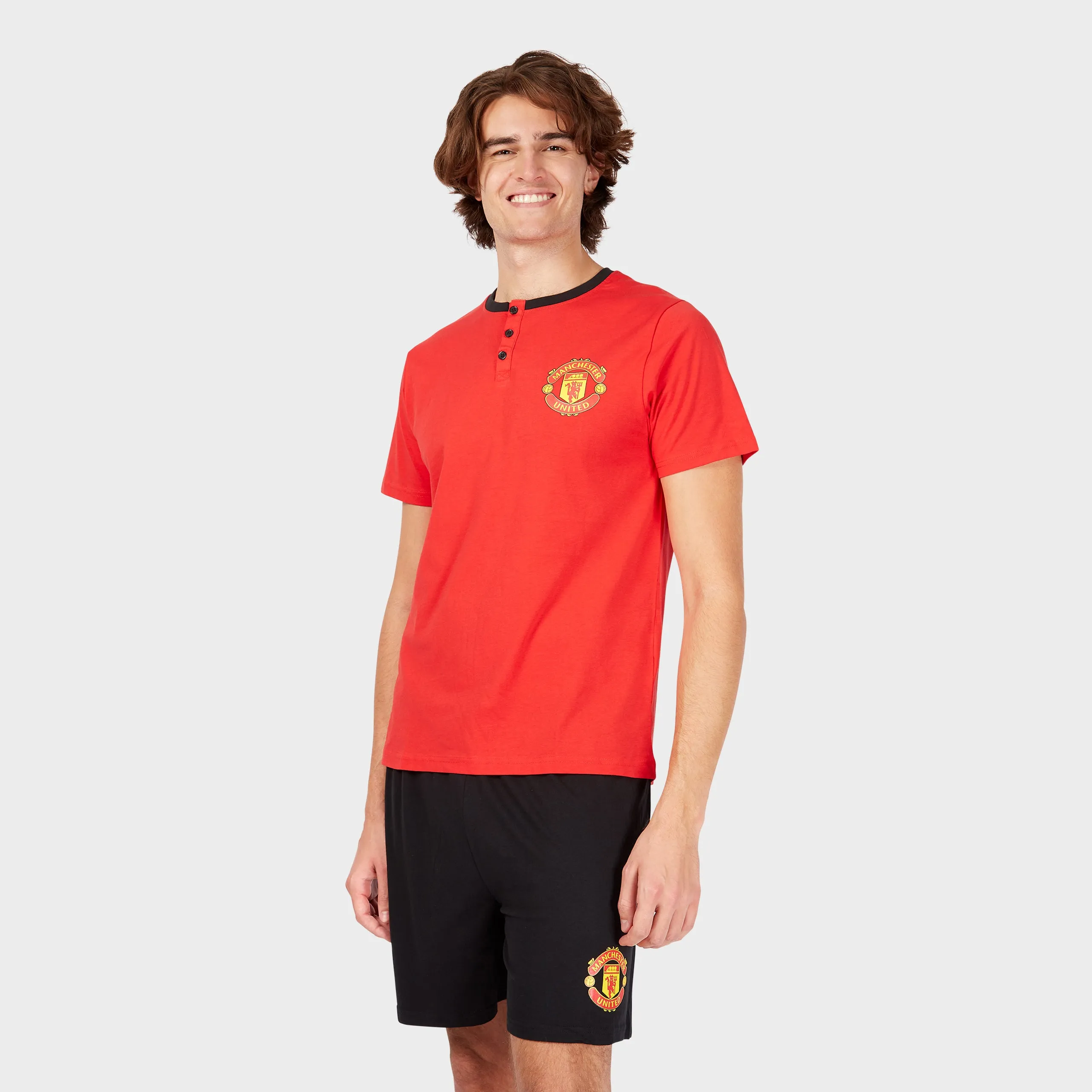 Mens Manchester United Short Pajamas