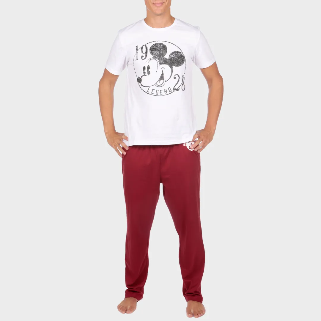 Mens Mickey Mouse Pajama Set