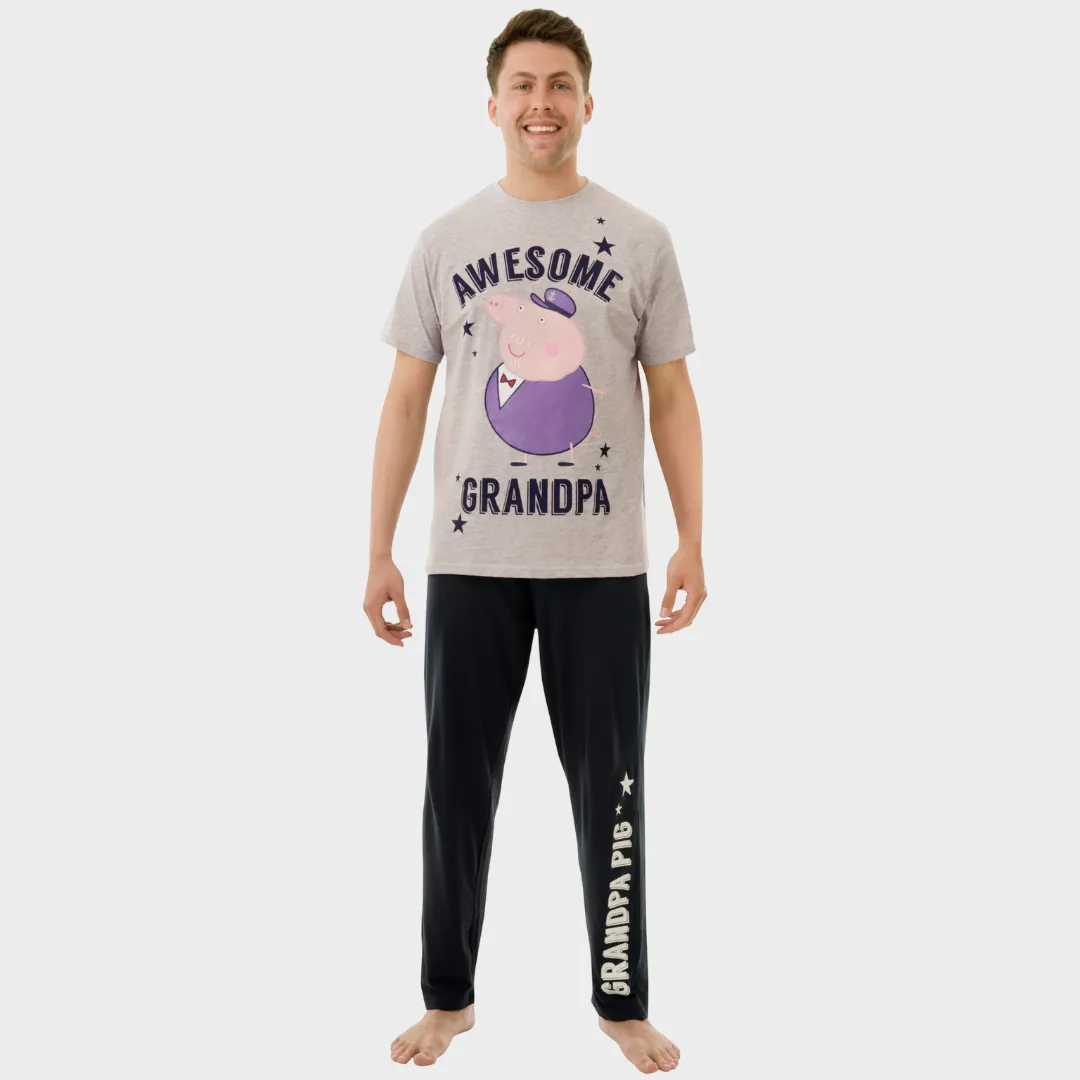 Mens Peppa Pig Pajamas - Grandpa Pig
