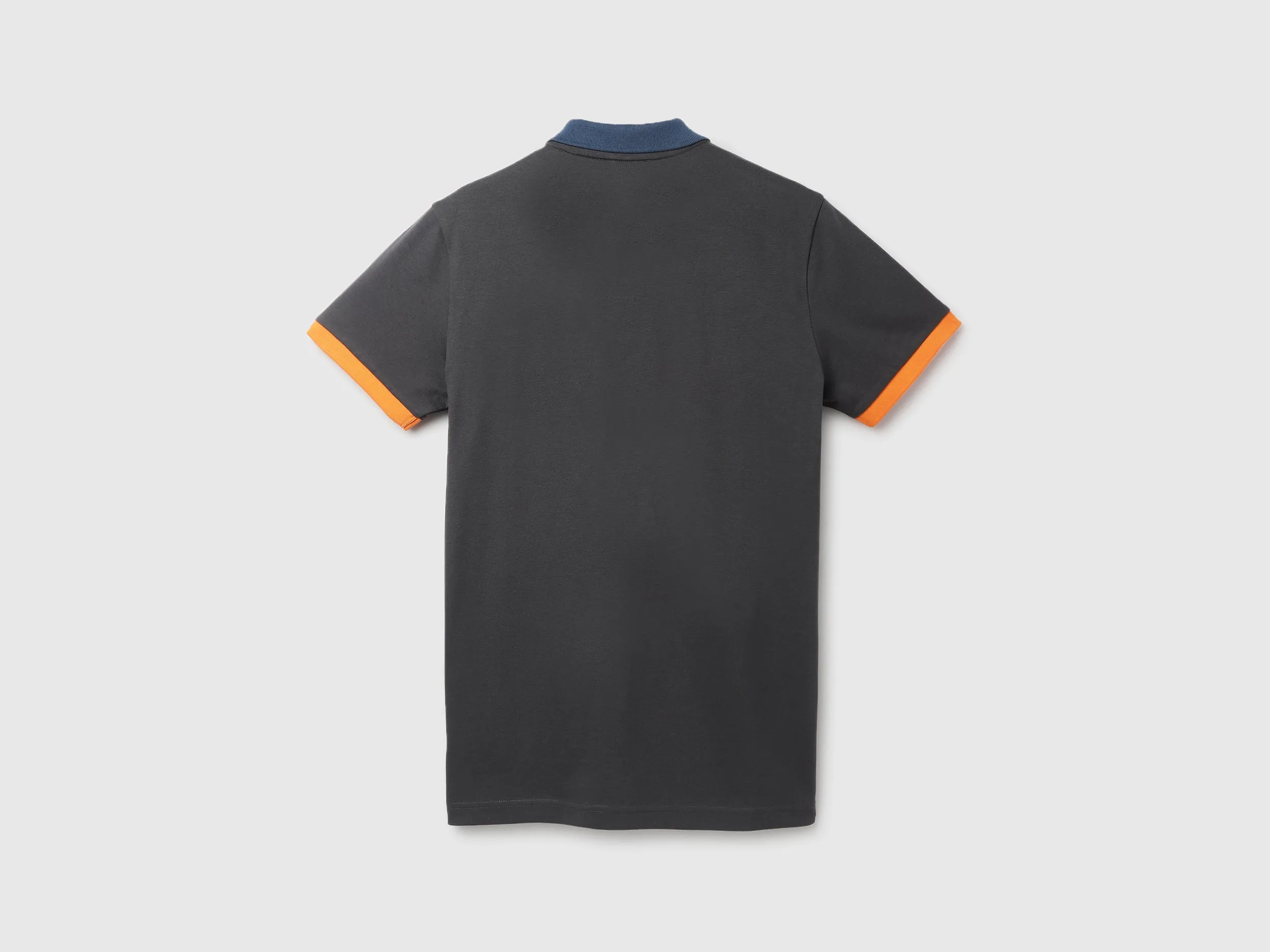 Men's Regular Fit Polo Neck Applique T-shirt