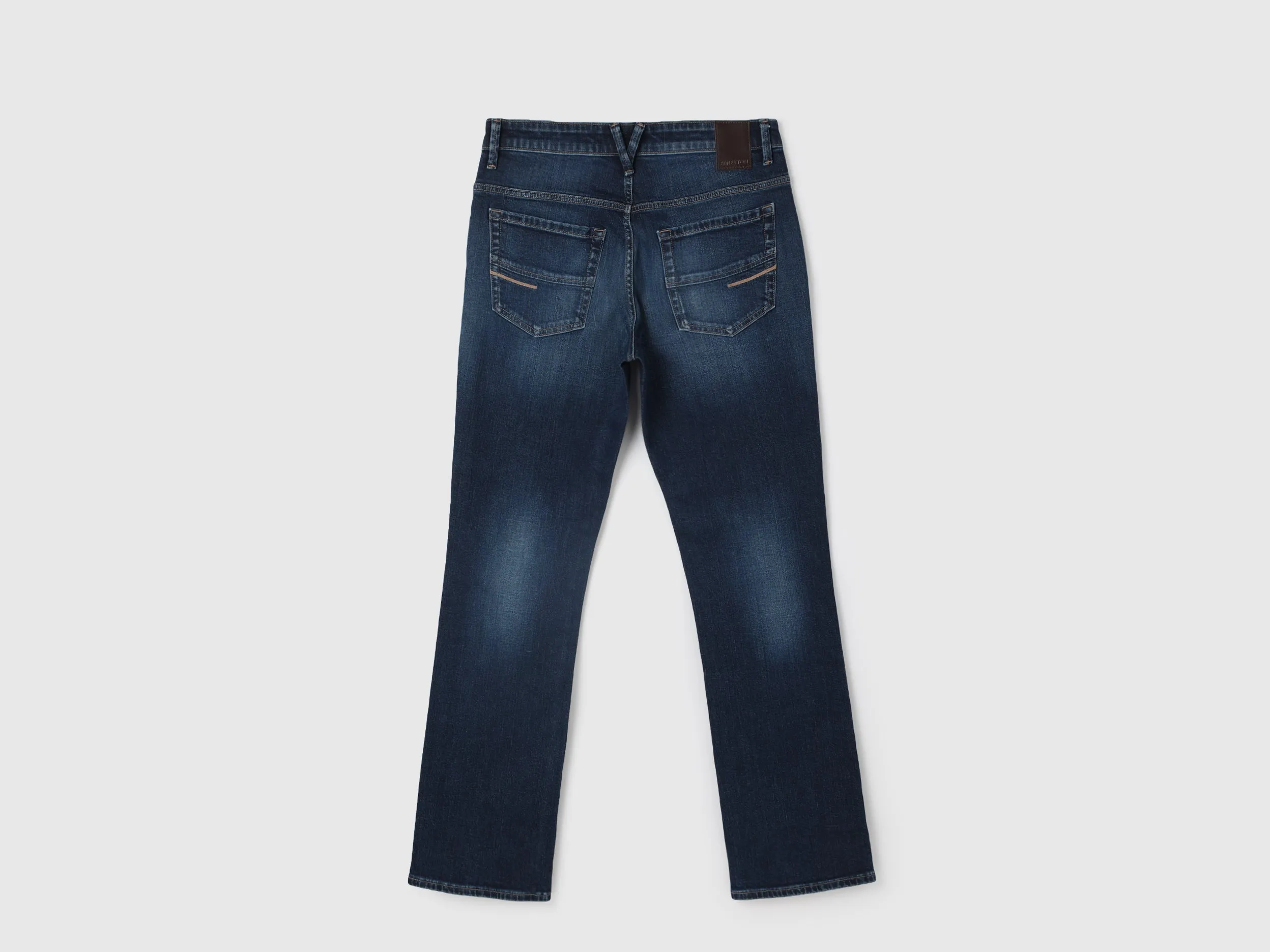 Men's Solid Bootcut Jeans