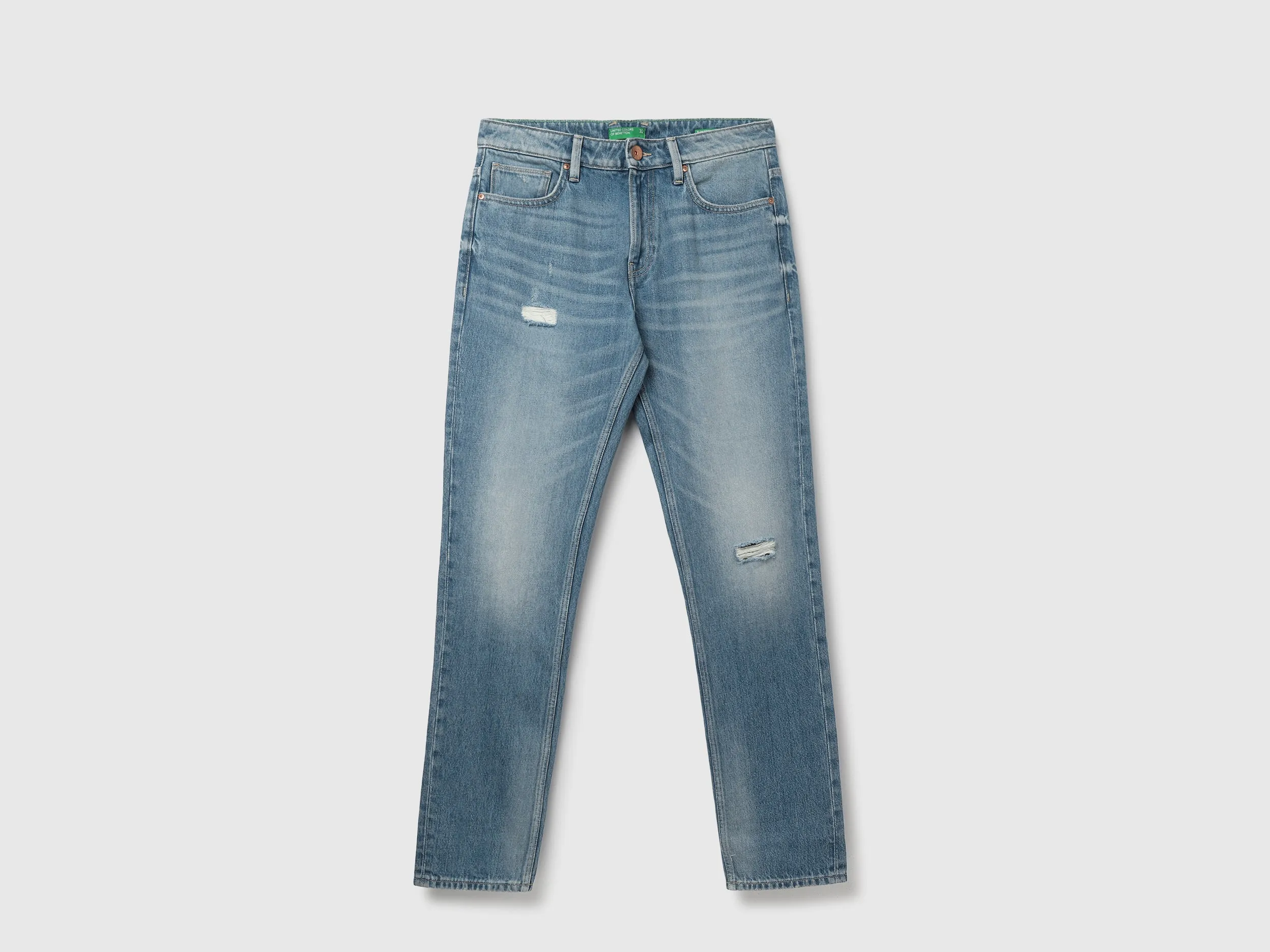 Men's Solid Slim Straight Jeans