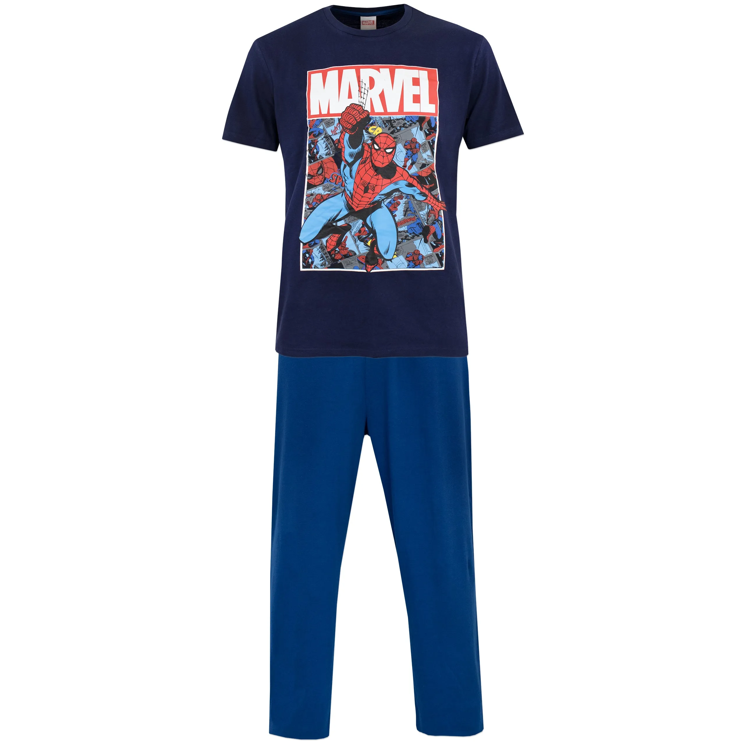 Mens Spiderman Pajamas