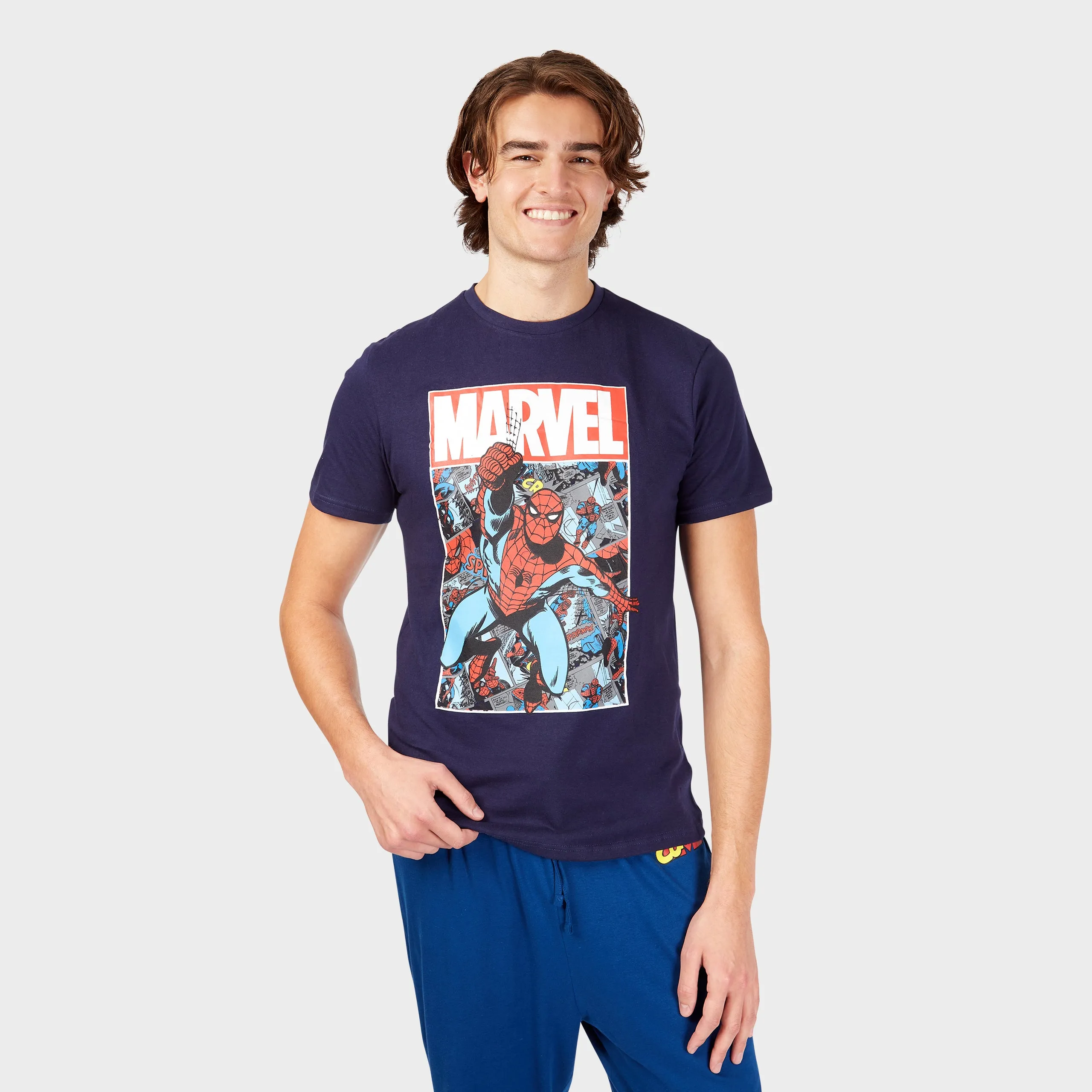 Mens Spiderman Pajamas