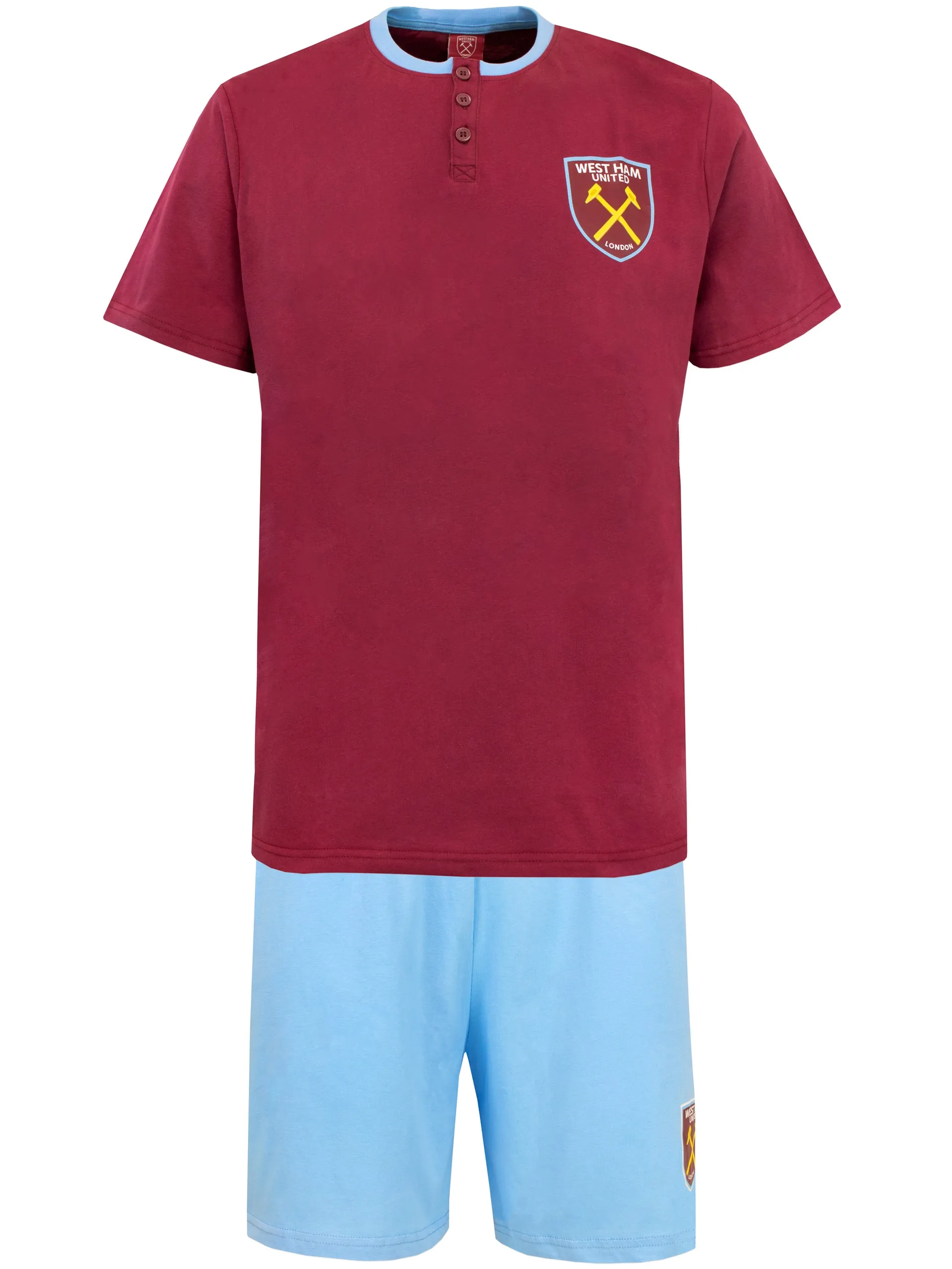 Mens West Ham United Short Pajamas