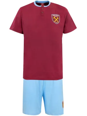 Mens West Ham United Short Pajamas