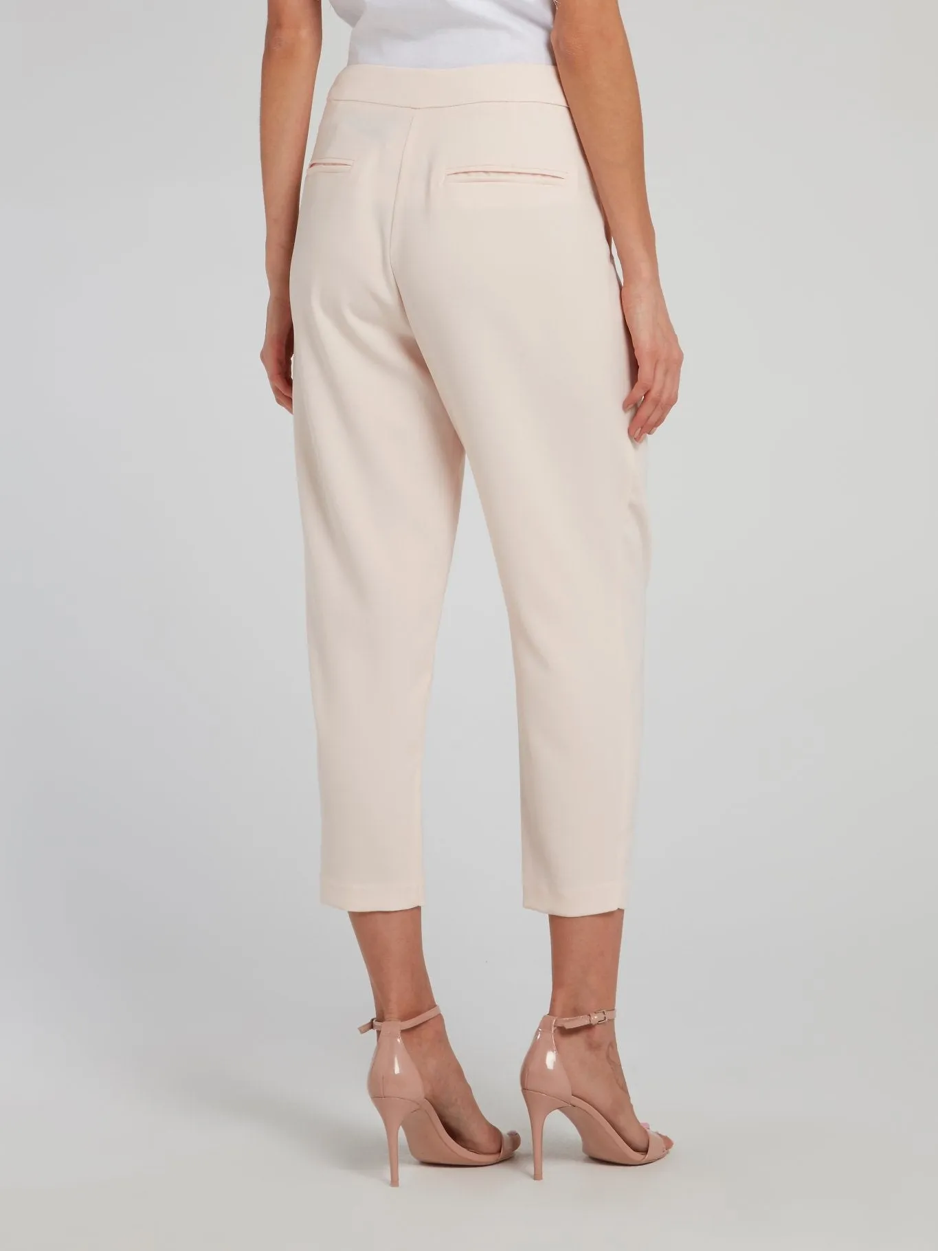 Meta Beige Tapered Trousers