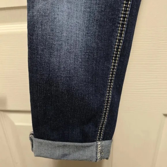 Miss Me Women’s Mid-Rise Easy Skinny Ankle Embellished Jeans Sz 26