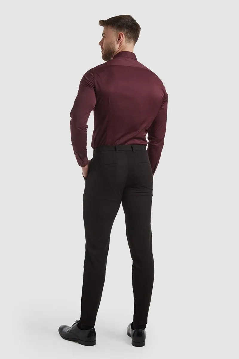 Muscle Fit Essential Trousers 2.0 in Black
