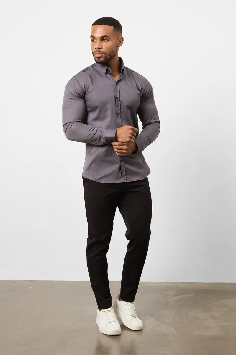 Muscle Fit Signature Shirt 2.0 in Grey